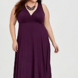 Torrid high low goddess dress